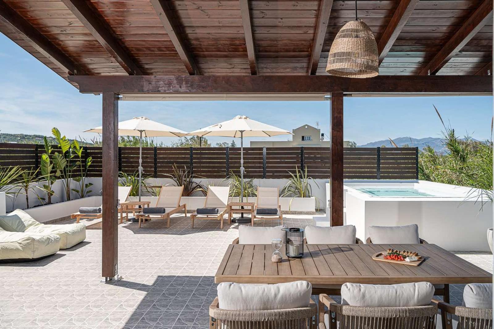 Sol Luxury Apartment - Close To The Beach With A Private Mini Pool La Canée Extérieur photo